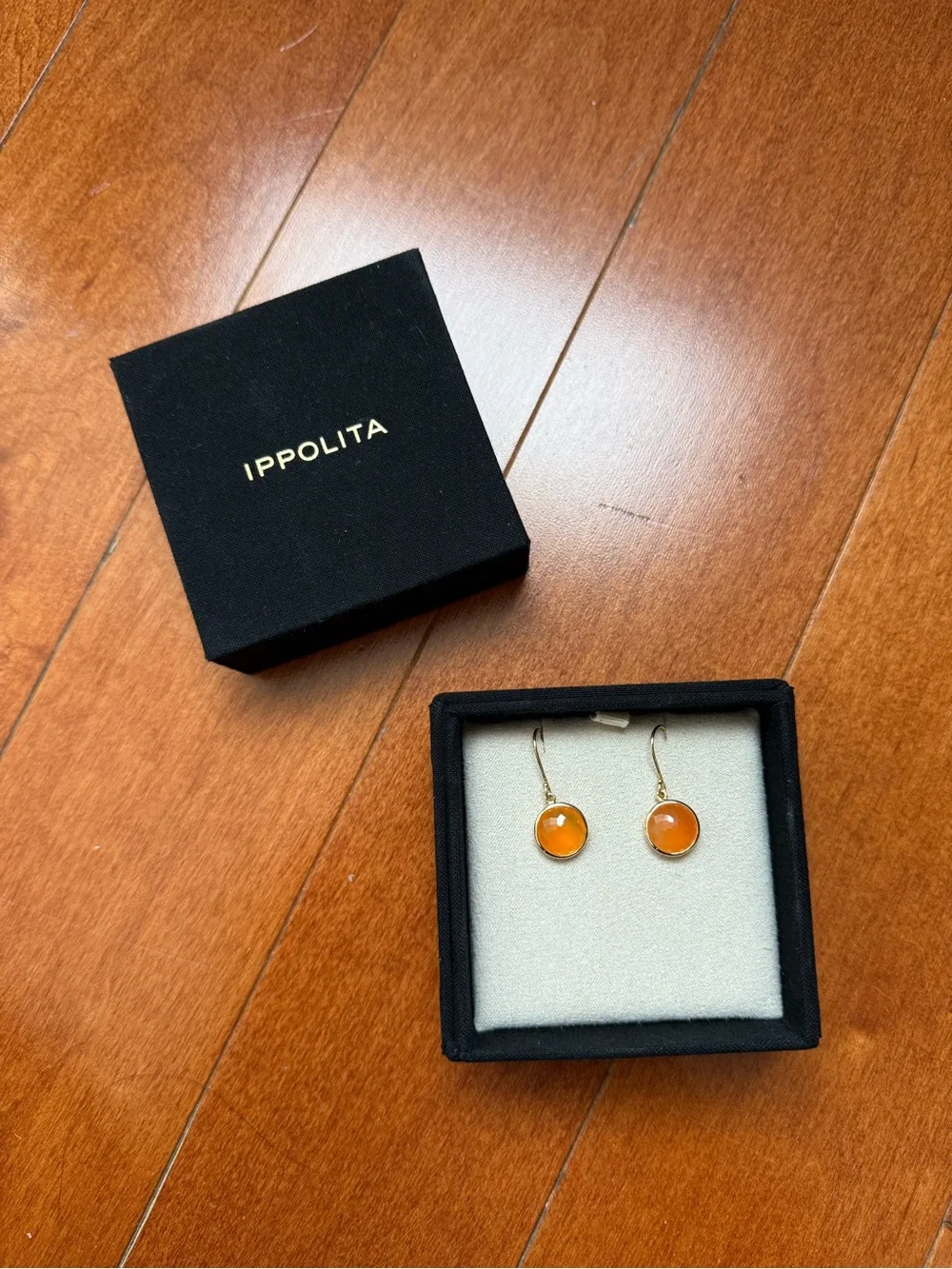 IPPOLITA Lollipop Carnelian Small Single Drop Earrings 18K Gold